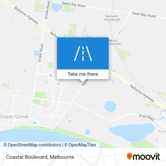 Coastal Boulevard map