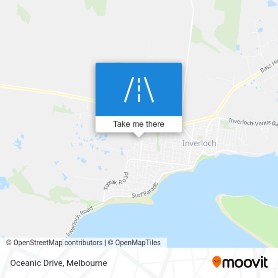 Oceanic Drive map