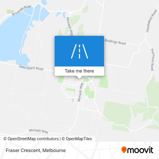 Fraser Crescent map