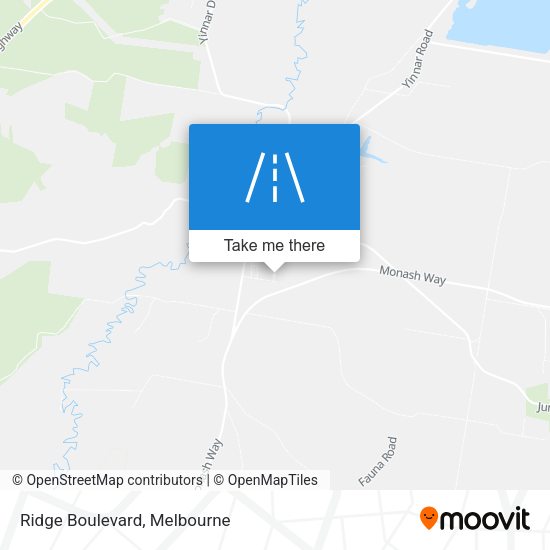 Ridge Boulevard map