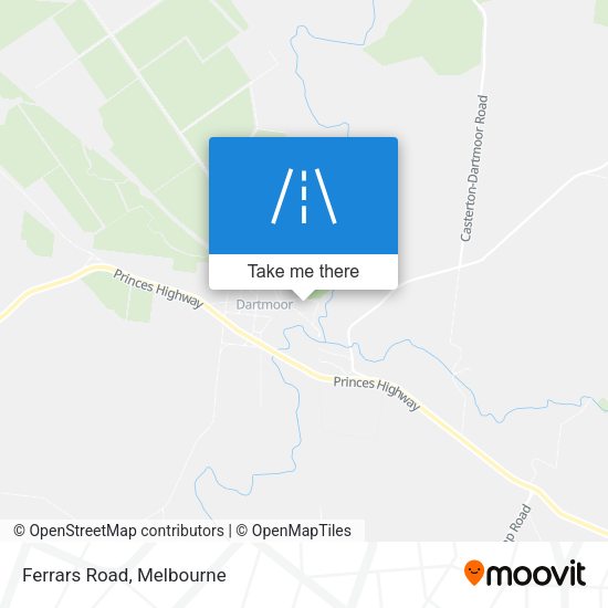 Ferrars Road map