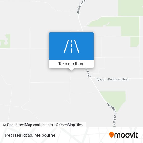 Pearses Road map