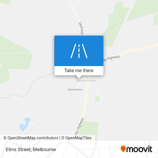 Elms Street map