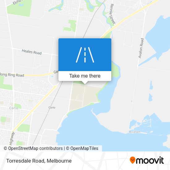 Torresdale Road map