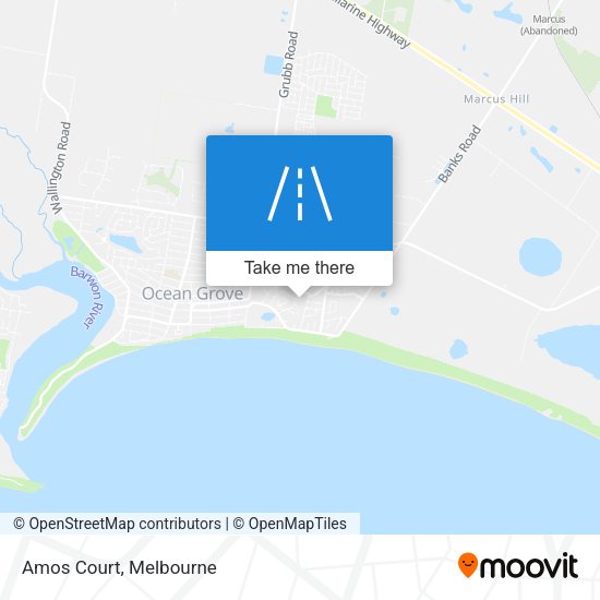 Amos Court map