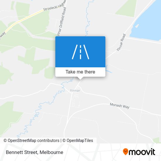 Bennett Street map