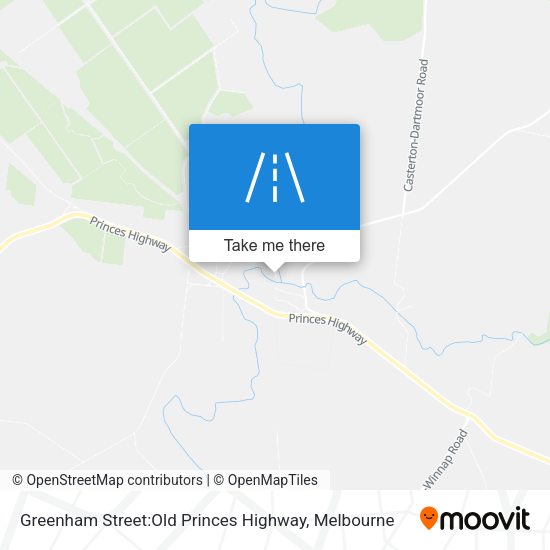 Greenham Street:Old Princes Highway map