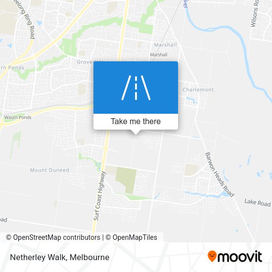 Netherley Walk map