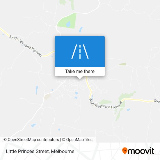 Little Princes Street map