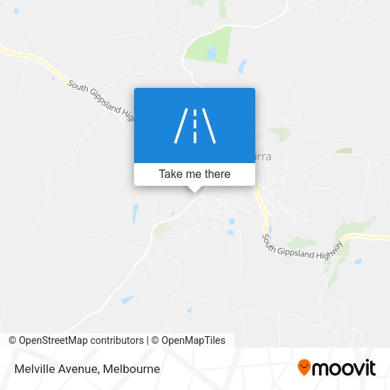 Melville Avenue map