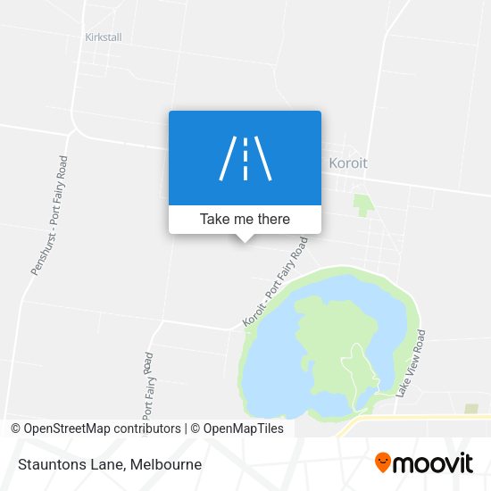 Stauntons Lane map