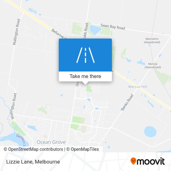 Lizzie Lane map