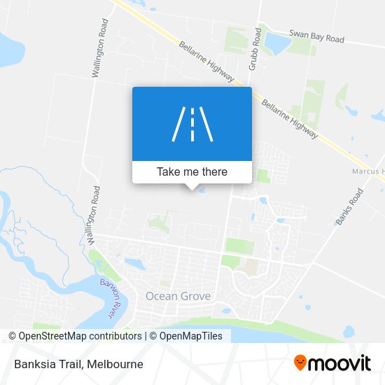 Banksia Trail map