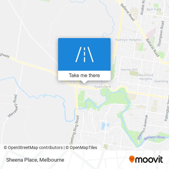 Sheena Place map