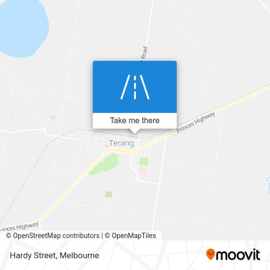 Hardy Street map