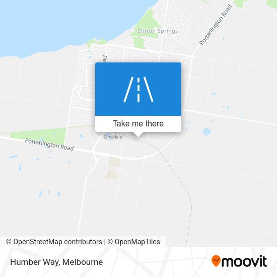 Humber Way map