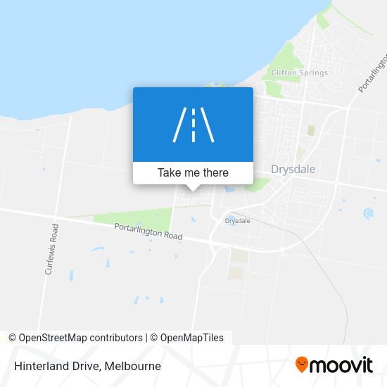 Hinterland Drive map