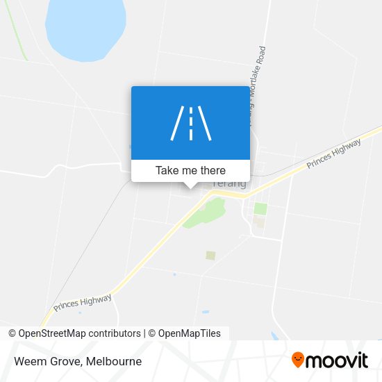 Weem Grove map