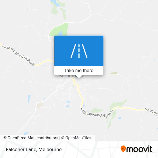 Falconer Lane map