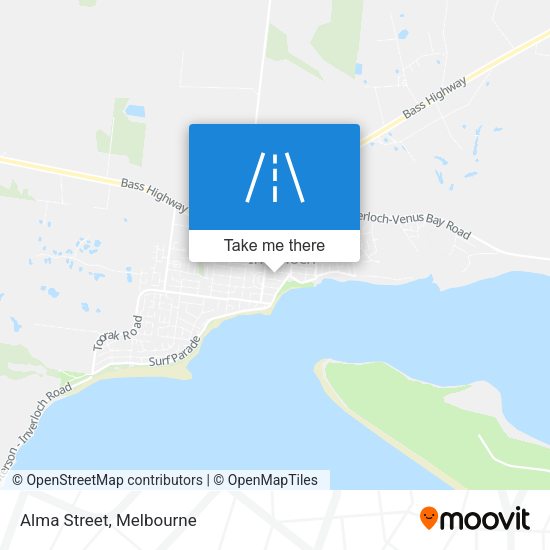 Alma Street map