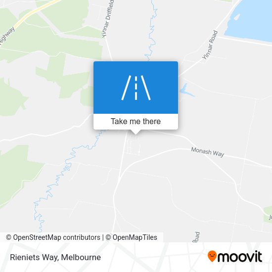 Rieniets Way map