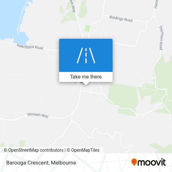 Barooga Crescent map