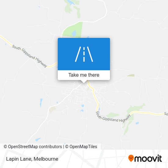 Lapin Lane map