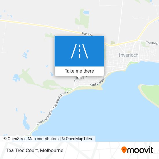 Tea Tree Court map