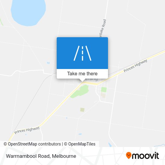 Warrnambool Road map