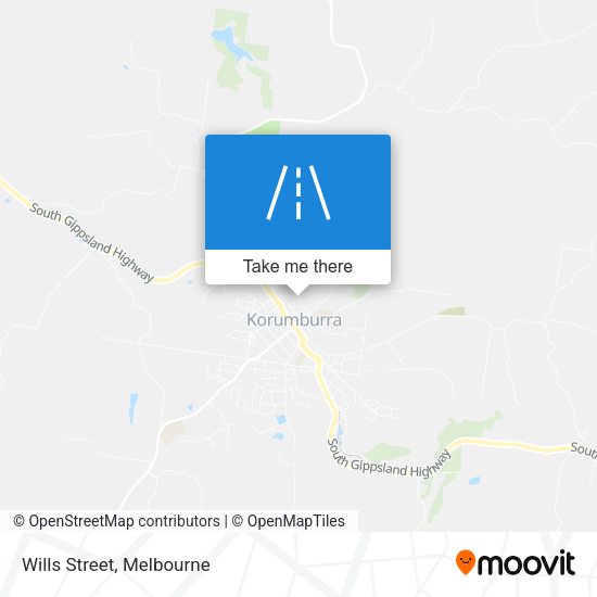 Wills Street map