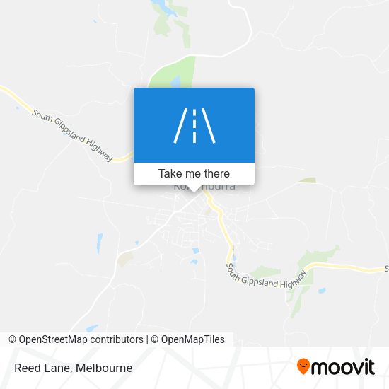 Reed Lane map