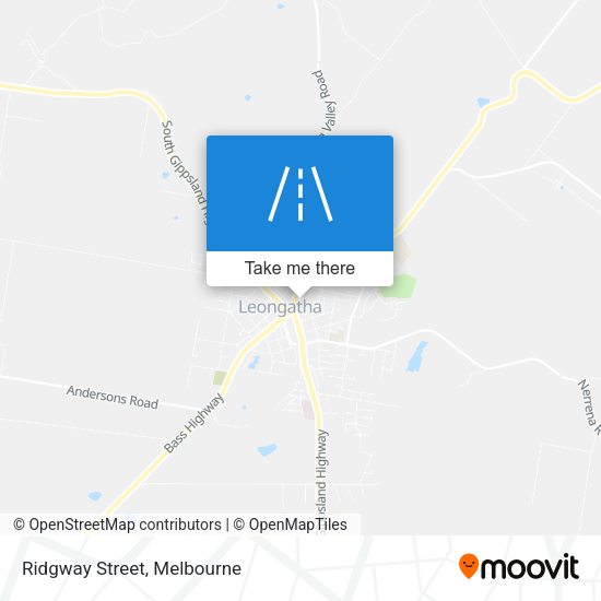 Ridgway Street map