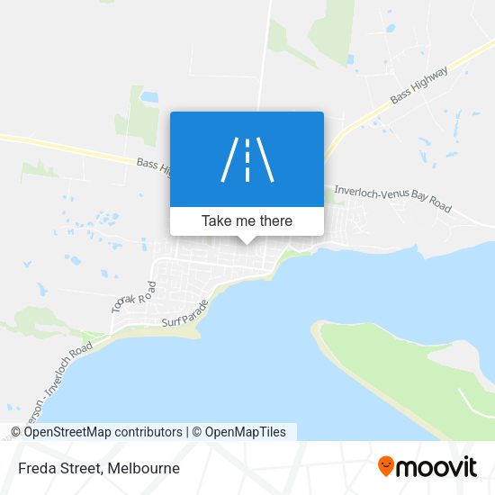 Freda Street map