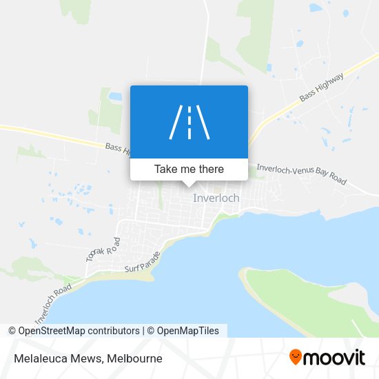 Melaleuca Mews map