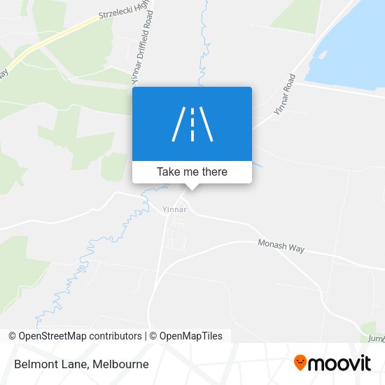 Belmont Lane map