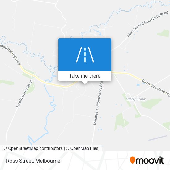 Ross Street map