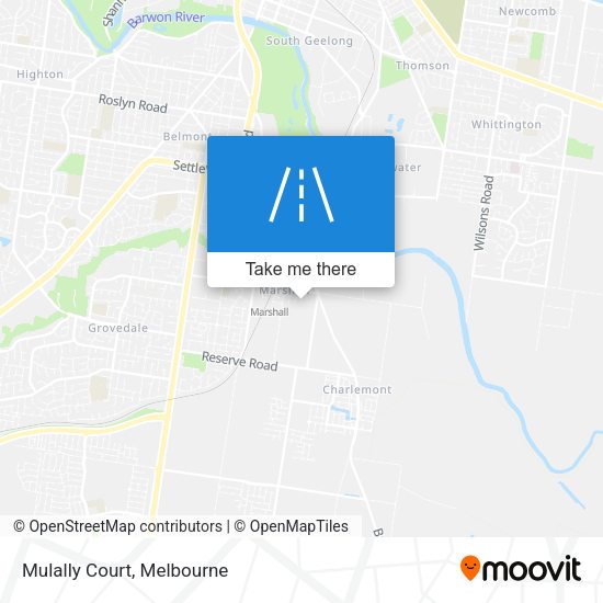 Mulally Court map