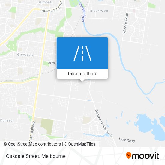 Oakdale Street map