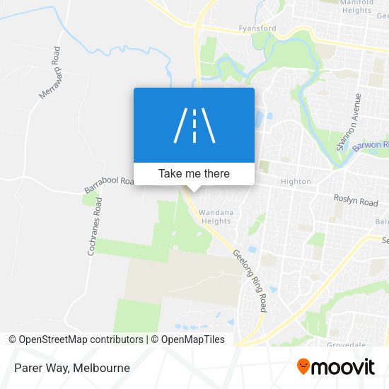 Parer Way map
