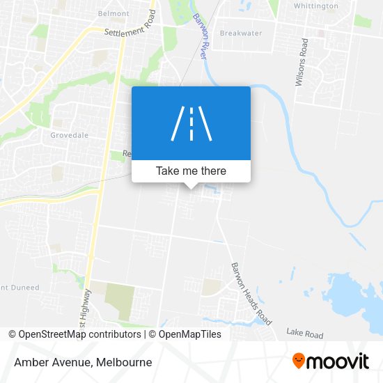 Amber Avenue map