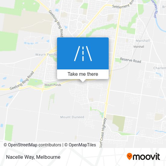 Nacelle Way map