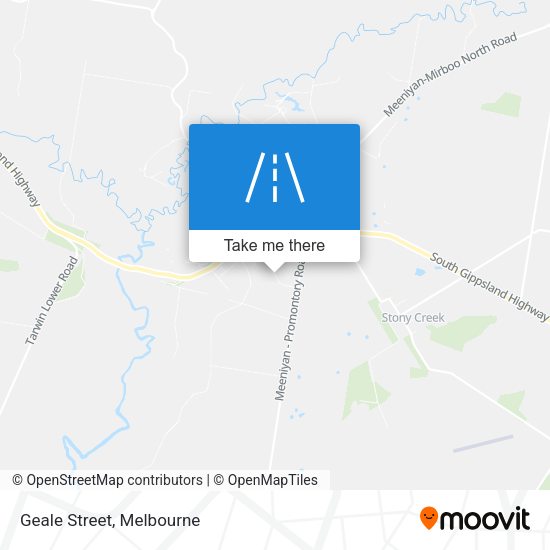 Geale Street map