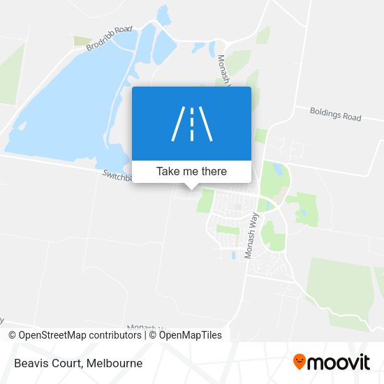 Beavis Court map