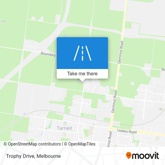 Trophy Drive map