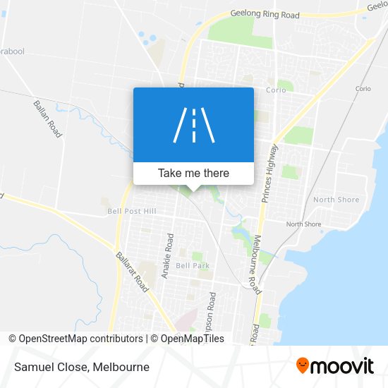 Samuel Close map