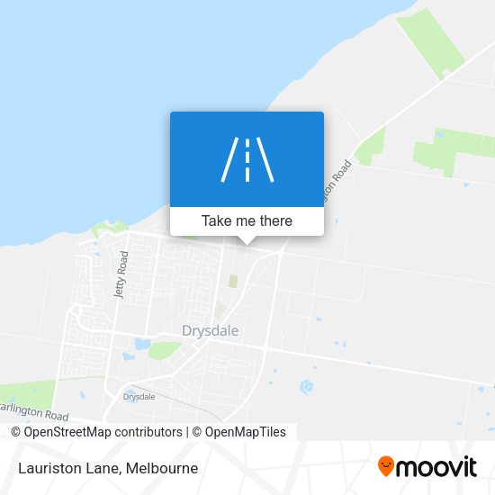 Lauriston Lane map