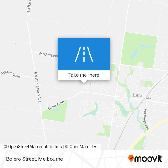 Bolero Street map
