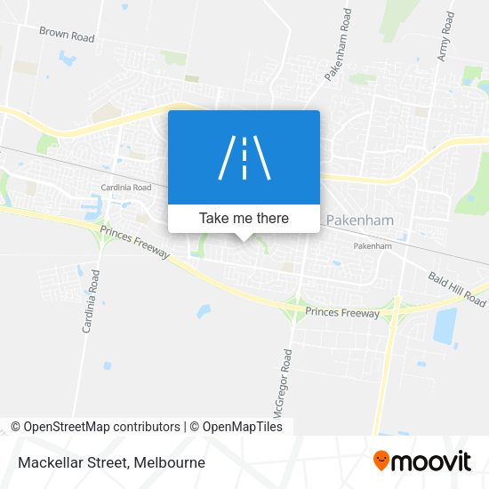 Mackellar Street map