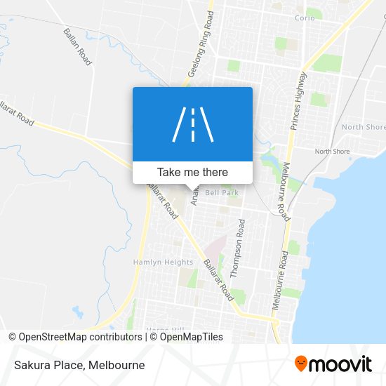 Sakura Place map