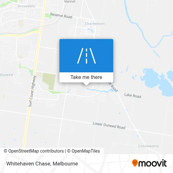 Mapa Whitehaven Chase